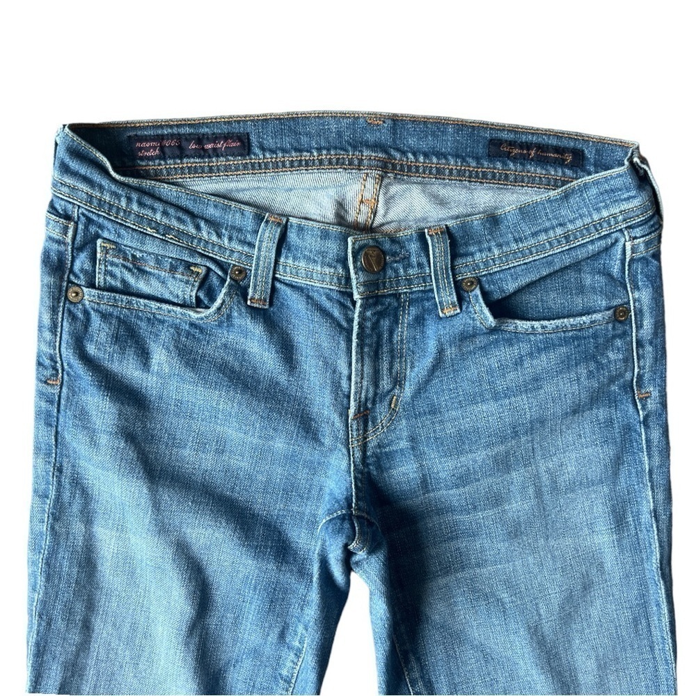 Citizens of Humanity 065 Naomi Low Waist Low Rise Flair Flare Jeans, 28 Waist - Picture 3 of 11